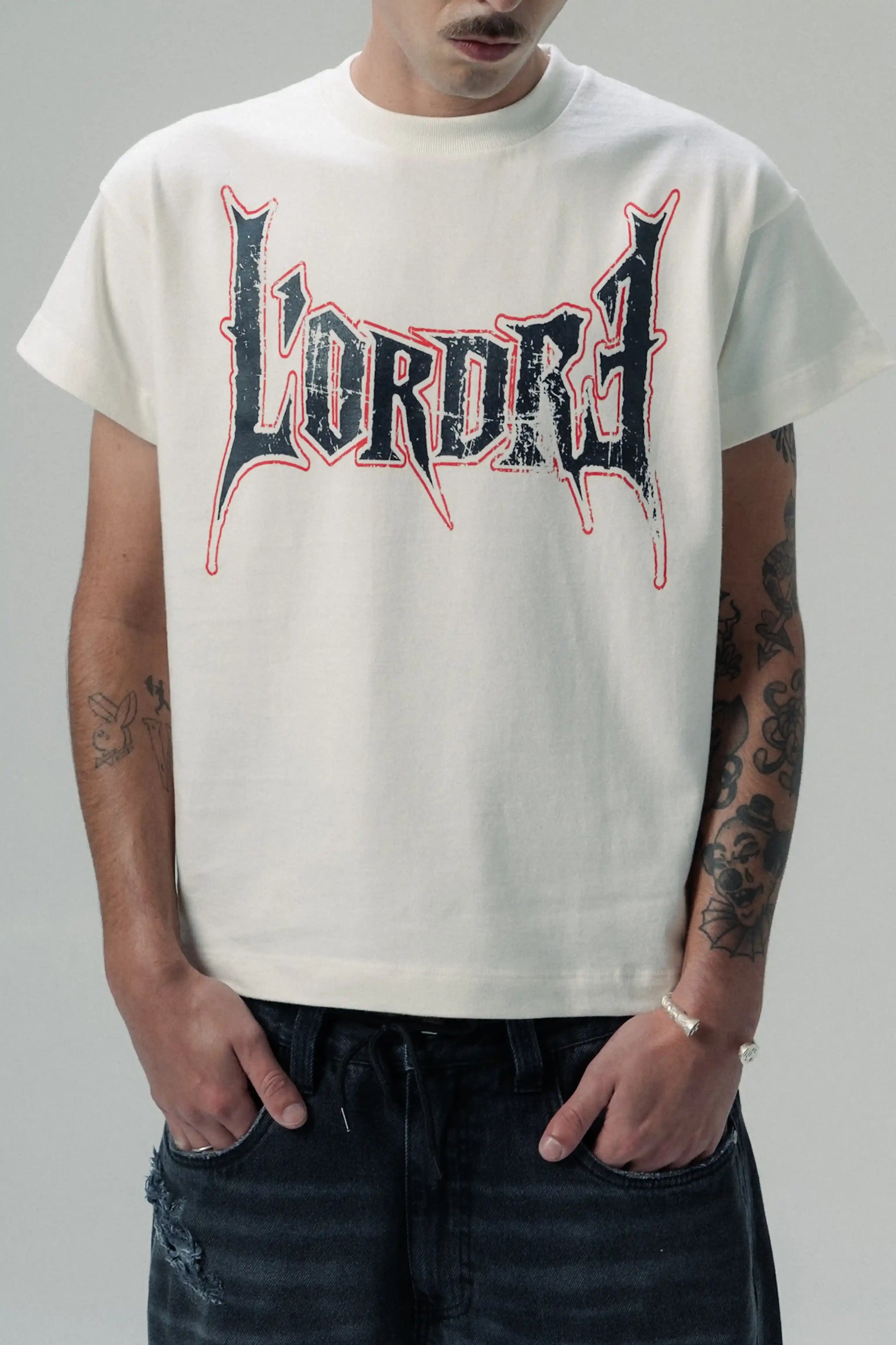 PUNK LETTERING TEE