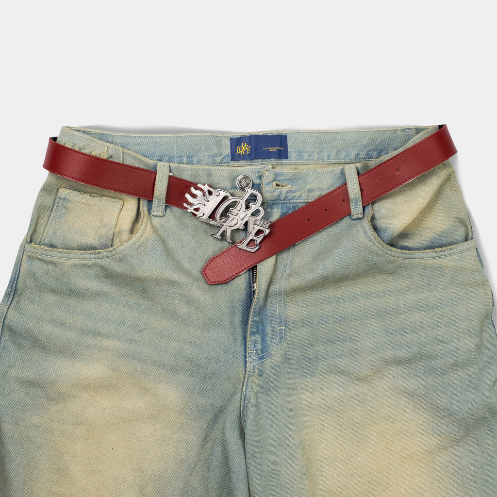 LOGO FLAME BELT - RED
