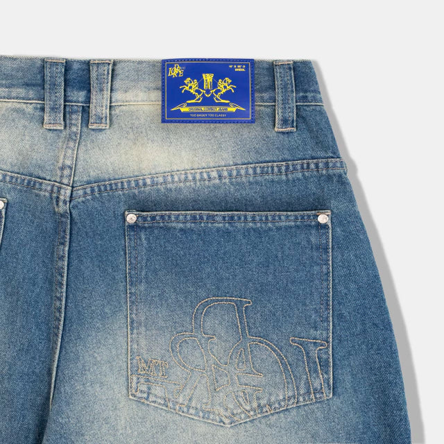 BAGGY JEANS WASHED BLUE